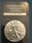 2016 American Silver Eagle , 1 Ounce .999 Pure Silver , Beautiful BU