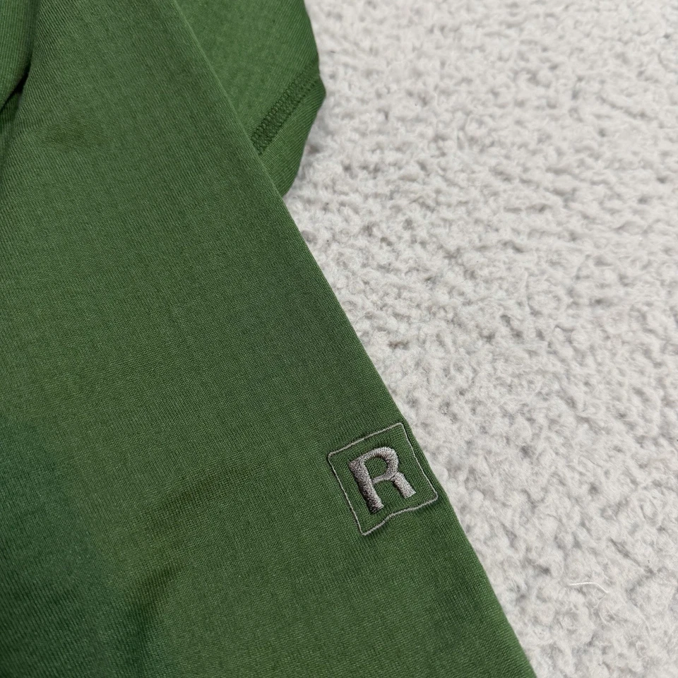 Pullover Patagonia Para Hombres Grande Verde R1 Regulador Vellón Media Cremallera Senderismo Gorpcore Foto 4 de 4