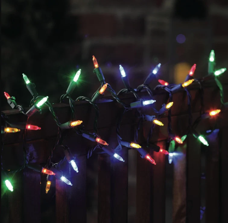 Indoor/Outdoor 300-Count LED Mini Christmas String Lights, Multicolor, 62.3', by - Image 2 of 4