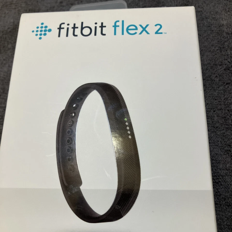 NEU Fitbit Flex 2 (FB403BK) Fitnessarmband schwarz groß & klein schwimmfest - Bild 2 von 4
