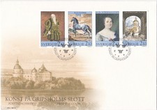 1987 Sweden FDC cover Art at Gripsholm Castle