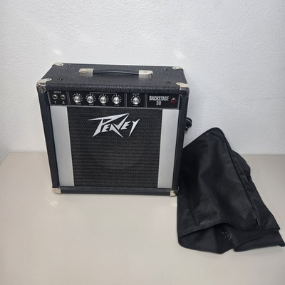#ad Peavey Backstage 30 Guitar Amplifier with Cover 1970s $140.00
