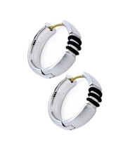 Esprit Edelstahl-Ohrringe Creolen ESCO-10459.A Ø 18 mm Esprit-Box