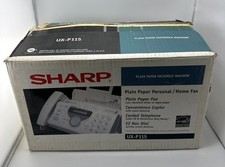 Sharp UX-P115 Plain Paper Fax Machine Phone Copier Facsimile Home Office New 