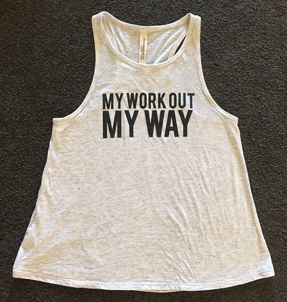 Lorna Jane Sleeveless Printed Workout Top - Size XS - Great Condition
