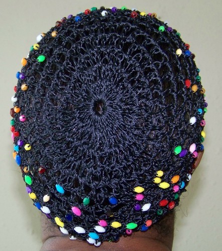 Scattered Beaded 100% Hand Made Hair Net One Size Multi Colors Multi Choices! - Picture 7 of 11