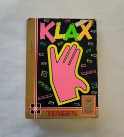 Klax - Tengen (Nintendo NES) Authentic/Cleaned/Tested - Puzzle Game