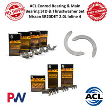 ACL STD Main & Rod Bearing W/ Thrust Washer Kit For Nissan SR20DET 2.0L Inline 4