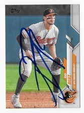 2020 TOPPS #358 RIO RUIZ ORIOLES ROCKIES AUTOGRAPHED SIGNED BASEBALL CARD 