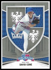 David Cone 2024 Panini Crusade Silver #119 New York Mets