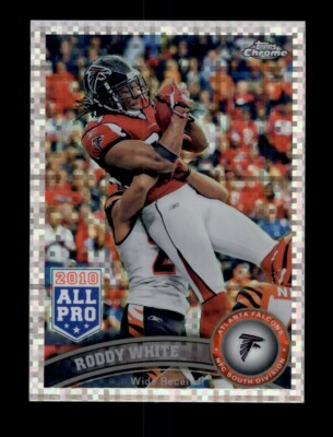 2011 TOPPS CHROME #209 RODDY WHITE X-FRACTOR ATLANTA FALCONS