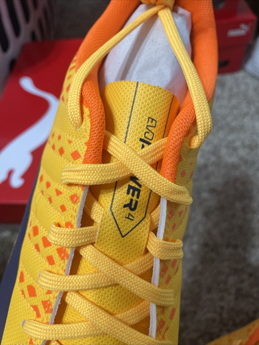 PUMA EvoPower Vigor 4 Yellow Peacoat Orange FG 103963 Soccer