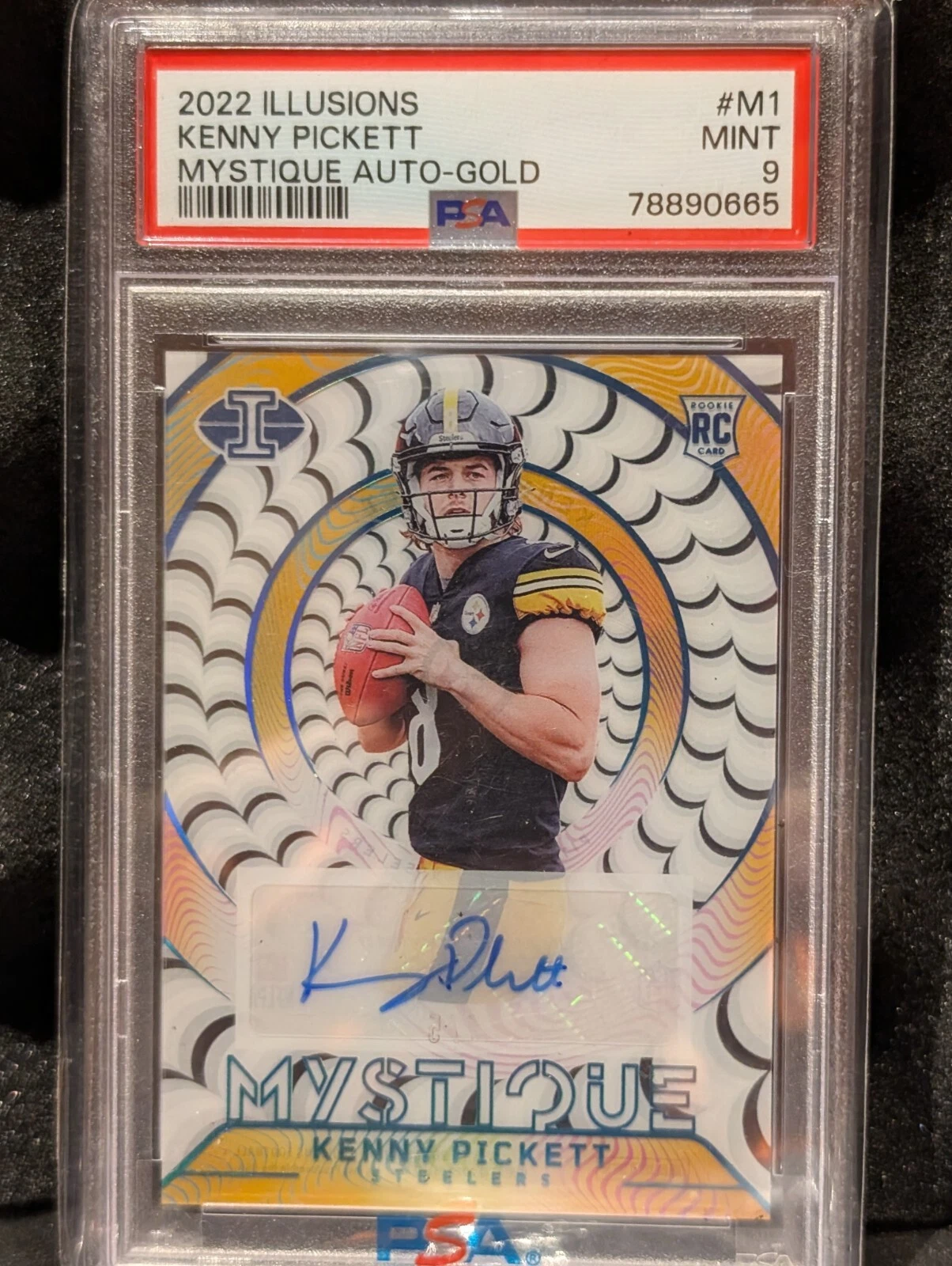 Kenny Pickett Panini Illusions Mystique Autographs #M1 Gold