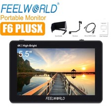 Feelworld F6 PLUSX Touch Screen 5.5 inch Camera Field Monitor 3D-LUT 4K HDMI