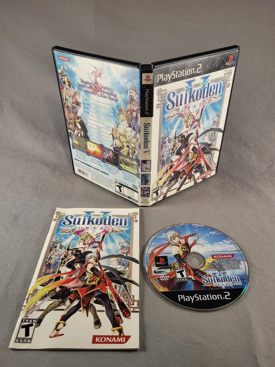 Suikoden 5 Sur PlayStation 2 – PS2 – Version PAL FR – Complet – Bon état