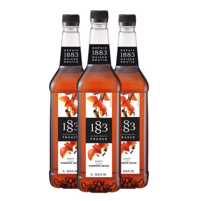 Maison Routin 1883 Sirup Pumpkin Spice, 1,0L PET 3er Pack