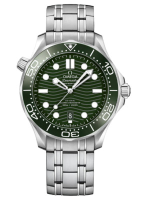 OMEGA Omega 21030422010001 SEAMASTE DIVER 300M GREEN DIAL SS BRACELET 42MM