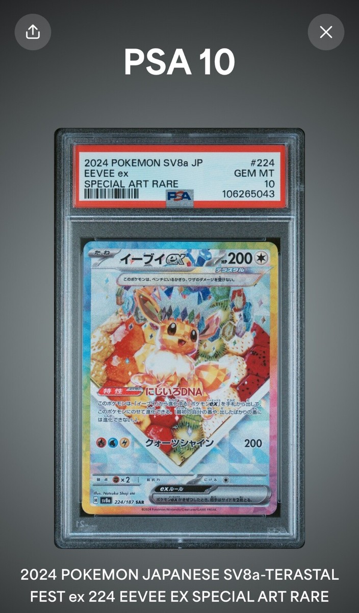 イーブイ ホロ トイザらス PSA10 イーブイ ホロ トイザらス PSA10
