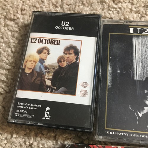 U2 Cassette Lot Of 7 - 4 Albums 3 Singles - Picture 8 of 8