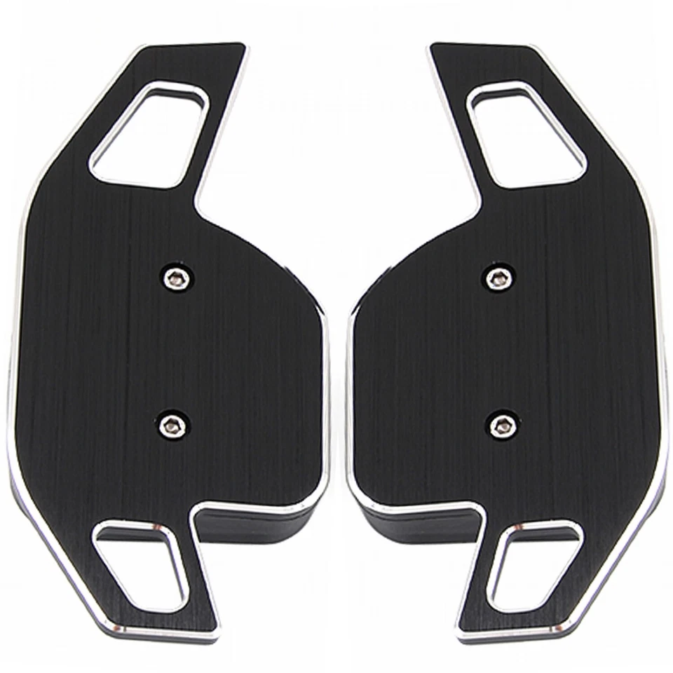 Schaltwippen Alu Verlängerung schwarz passend für Seat Leon 5F Cupra Ibiza Typ A - Bild 4 von 4