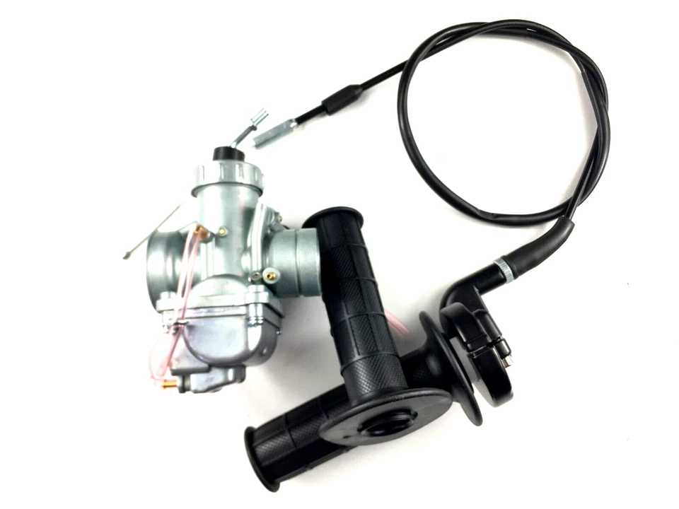 Carburetor & Throttle Grip Assembly & Cable for Yamaha MX100 1979-1983 - Image 2 of 3