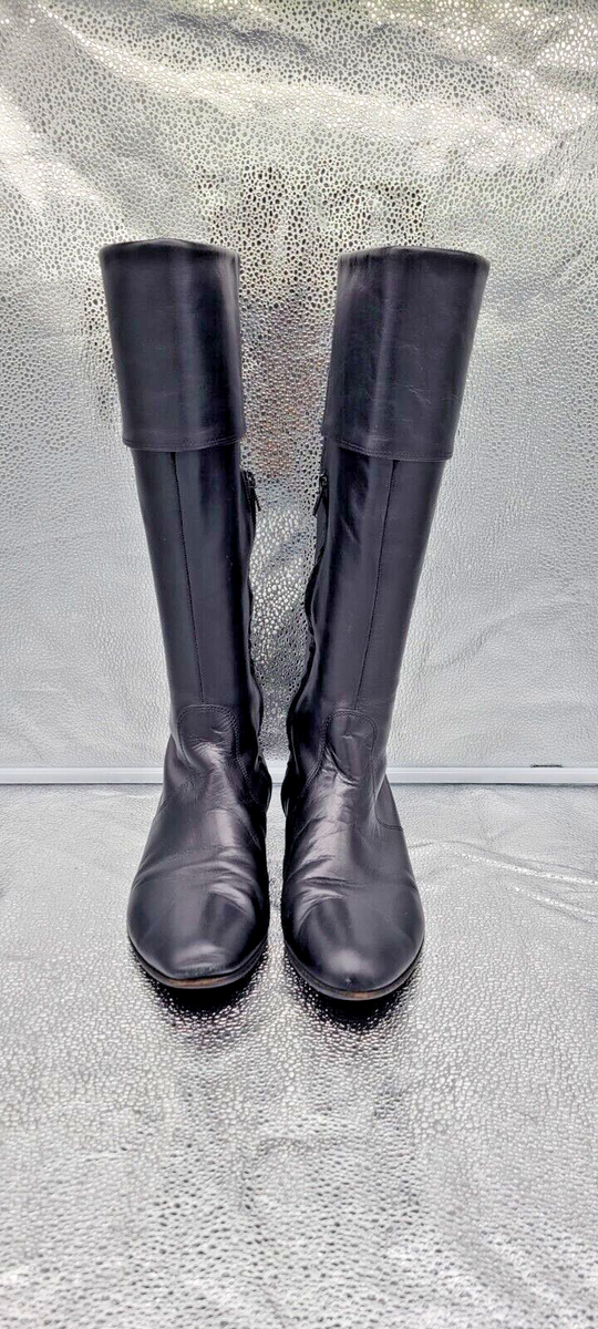 Antonio Melani Black Riding Boots. Size 9.  display picture 3