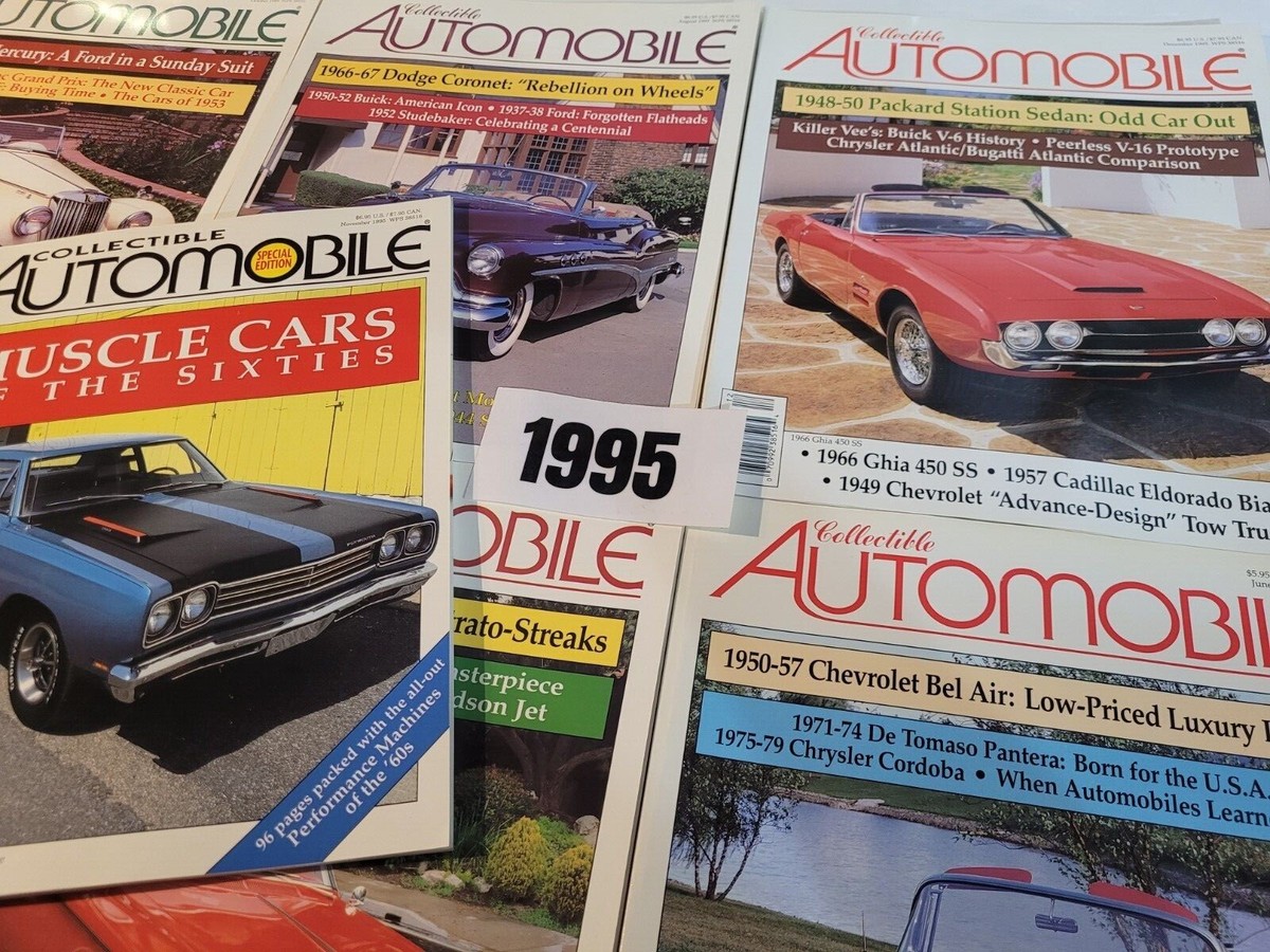 COLLECTIBLE AUTOMOBILE Vintage Car Magazine Lots (1990s) | eBay