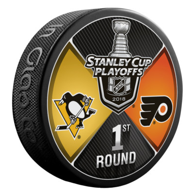 2018 Stanley Cup Playoffs Dueling Puck Pittsburgh Penguins / Philadelphia Flyers