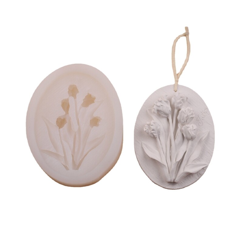 Tulips Flower Epoxy Resin Mold Flower Silicone