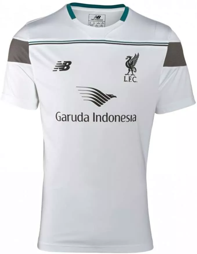 White liverpool on sale training top