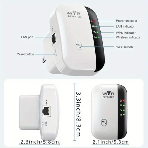 Long Range WiFi Signal Amplifier – Coverage up to 2640 sq. ft. - Picture 2 of 5