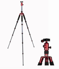 PROMASTER XC525 PROFESSIONAL TRIPOD RED With Extension