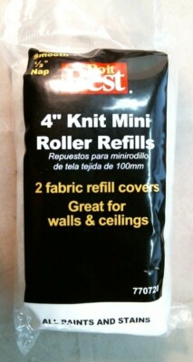 Do It Best 4'' Knit Mini Roller Refills, Semi-Smooth, 1/2'' Nap (770720) FS