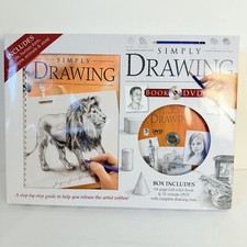 Simply Drawing Book And Dvd Jacqui Grantford Full Color Step By Step Drawing Kit
