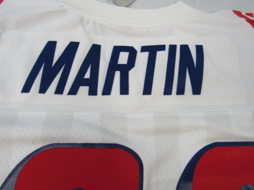 Nueva camiseta Mitchell & Ness 1996 Curtis Martin #28 New England Patriots para hombre $160 Foto 2 de 4