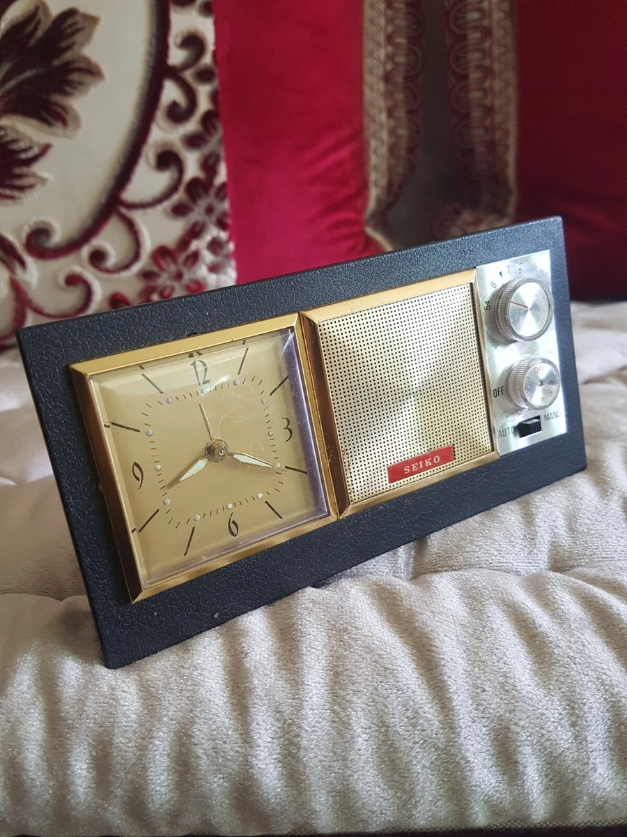 Vintage seiko travel alarm clock cheap
