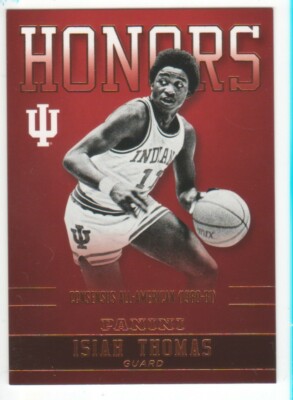 2016 Panini Collegiate Indiana Honors #ITIU Isiah Thomas - Flat S/H