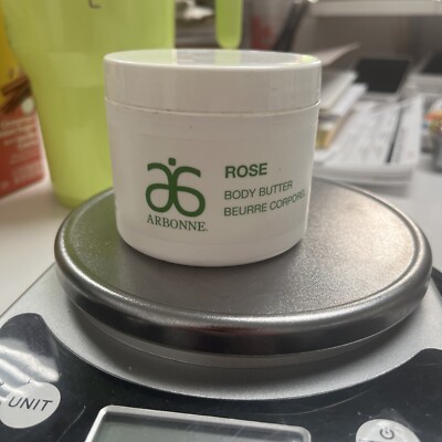 Arbonne Rose Body Butter 4 Oz. Gently Used