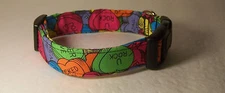 Wet Nose Designs Cyber Love Conversation Hearts Dog Collar Valentines Day Tweet