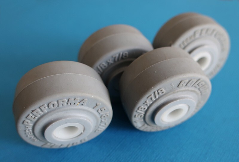 (4) COLSON PERFORMA WHEELS, 15/8" x 7/8", HUB 11/32", 5/16" AXLE eBay