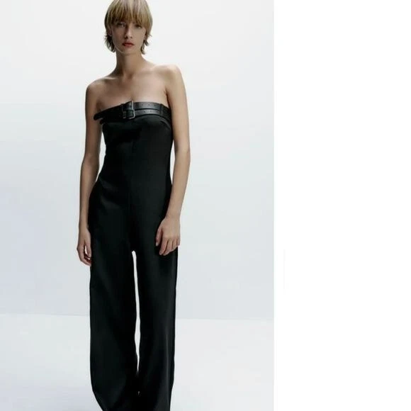 Adidas strapless hotsell jumpsuit