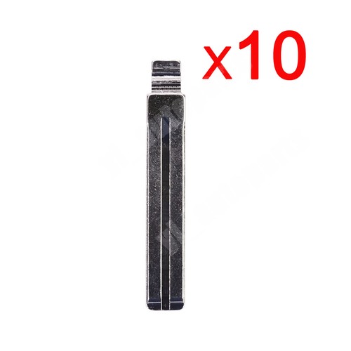 10x New Uncut Universal Flip Remote Key Blade Ford Type HU101 FO-24