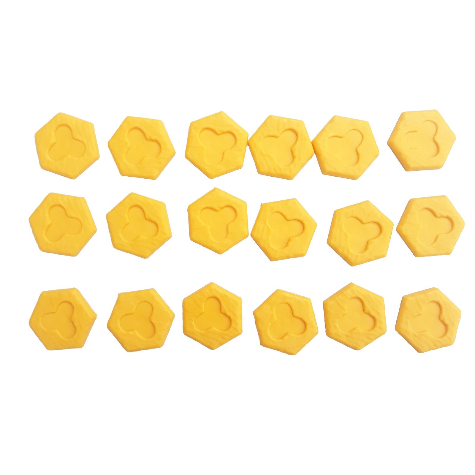 Escape From Atlantis Board Game 18x Yellow Lowland Pieces
