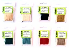 PARACHUTE POLY PRO YARN Fly tying SET 8 colors buyonce synthetic fibers floating