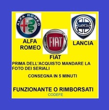 CODICE SBLOCCO RADIO FIAT  FIORINO  blaupunkt o bosch DO SUBITO IL CODE