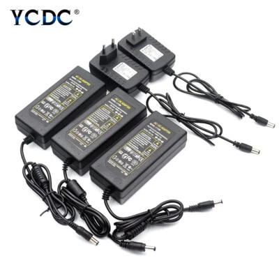 MARKENLOS AC/DC 5V 12V 24V 1A/2A/3A/4A/5A/8A Netzteil Adapter Transformator Ladegeräte D4