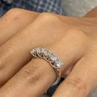 2CT Round Cut Lab Created Diamond Wedding Engagement Ring 14K White Gold Plated
