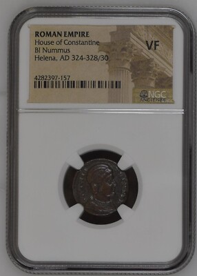 NGC ( VF ) Roman AE4 of Helena (AD 324-337) Mother of Constantine I the Great