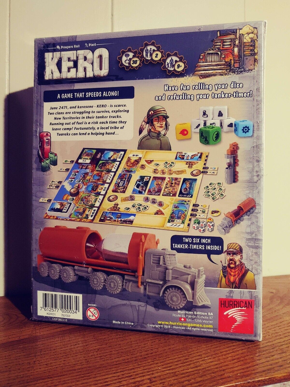 Kero Board Game Post Apocalyptic Survival Strategy Game New