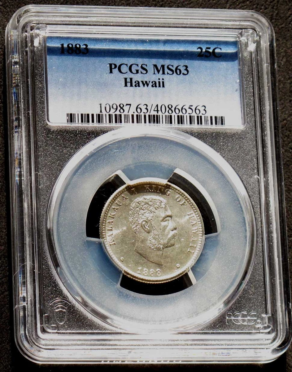 MS 63 Graded 1883 Year Kingdom of Hawaii Coins for sale | eBay